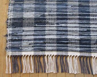 Rag Rug "Tangled Up in Blue Jeans XVII"