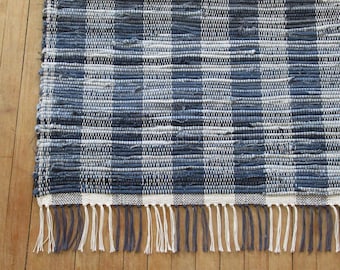 Rag Rug "Tangled Up in Blue Jeans XXIV"