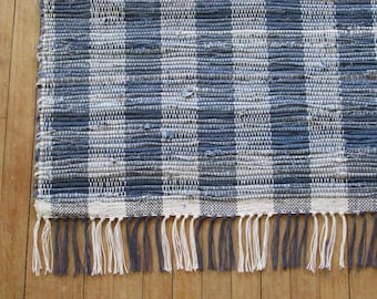 Rag Rug "Tangled Up in Blue Jeans XVI"