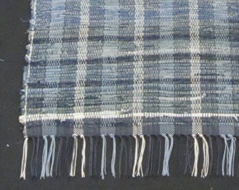 Rag Rug "Blue Jean Baby Gets Blue VII"