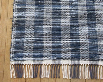 Rag Rug "Tangled Up in Blue Jeans II"