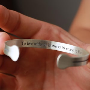 Pulsera personalizada grabada, pulseras personalizadas grabadas, regalos de Navidad, pulsera personalizada grabada en el interior, brazaletes con nombre personalizado