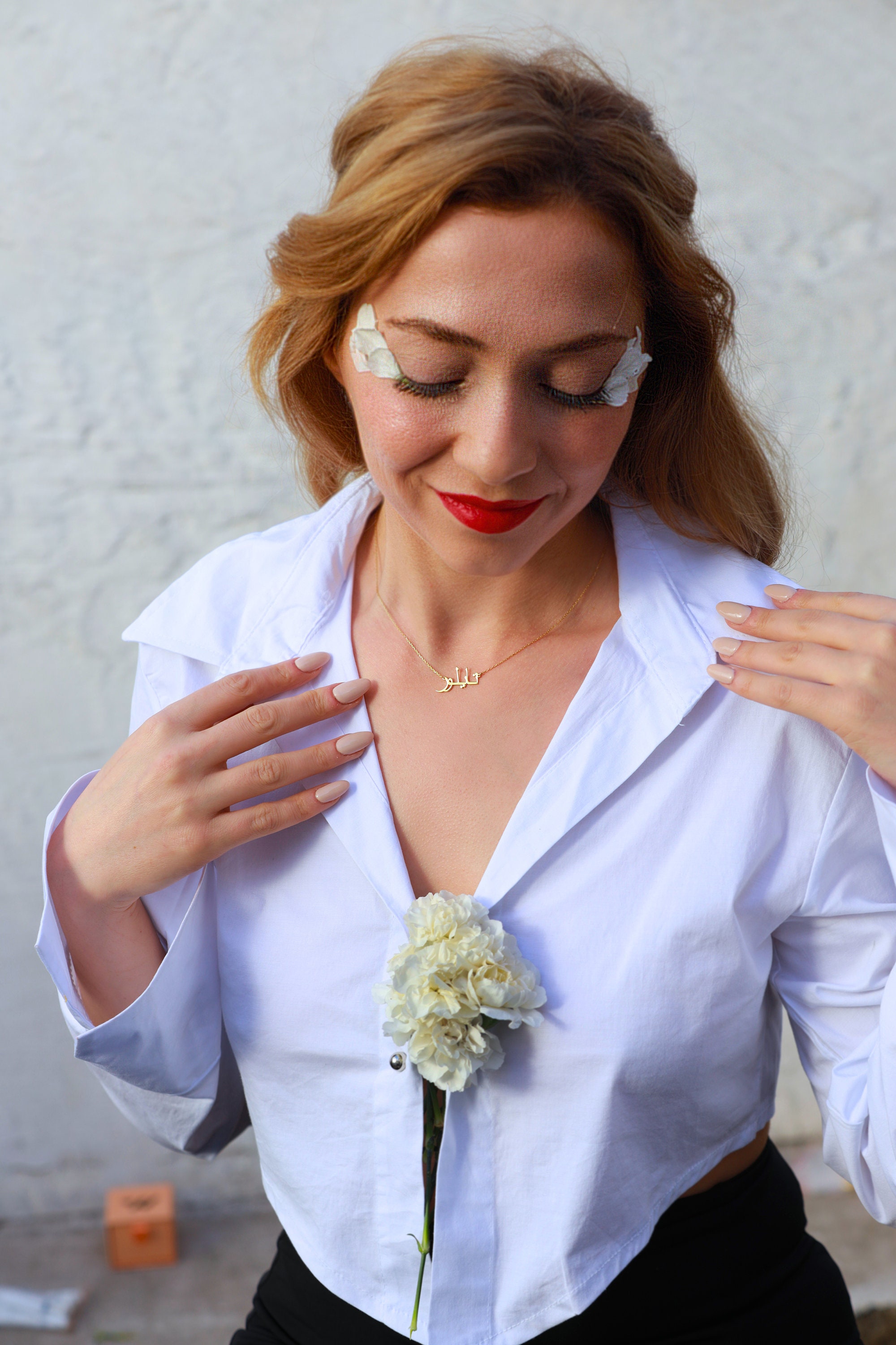 Personalized Arabic Name Necklace Gold Personalized Arabic Name Necklace Gold