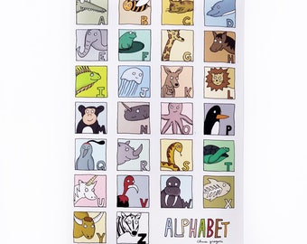 Alphabet sticker sheet