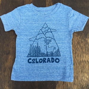Blue/Blue Colorado Mountain Shirt