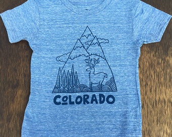 Blue/Blue Colorado Mountain Shirt