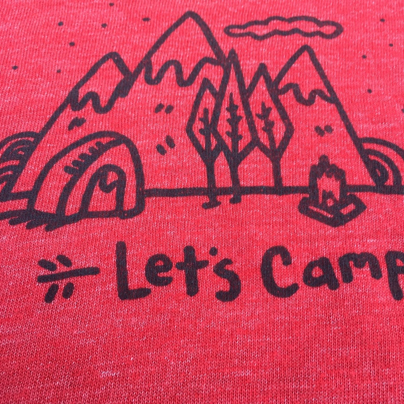 Let's Camp tee image 3