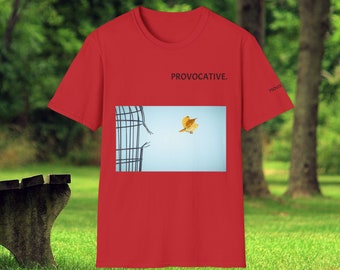 T-Shirt Free The Bird Provocative. Unisex