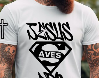 Jesus Saves Bro Christian svg png, trendy ontwerp, religieuze svg, geloof svg, digitale download