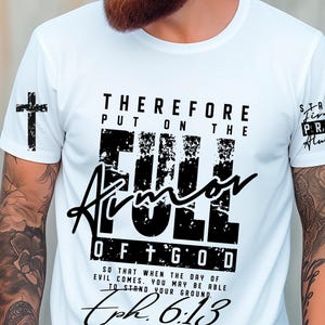 Armor of God svg png  Christian Mens Design, Religious Sublimation, Christian shirt, Jesus svg, Ephesians 6:13 Shirt, digital download