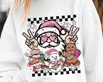 Kerst png-sublimatie, vrolijk kerstfeest png, grappige kerst png, grappige kerstman png, digitale download