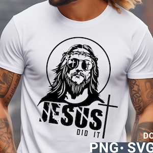 Christian modern Jesus shirt design svg png sublimation, Jesus shirt svg, Religious svg, digital download