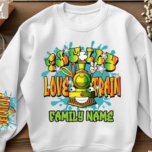 Family Love train family reunion shirt design, retro family reunion sublimation png, digital download