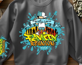 Family reunion png sublimation shirt design, Customized with your Family Name, Family reunion digital download
