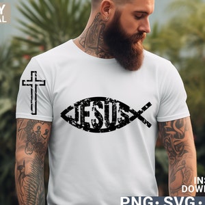 Jesus svg png, Christian shirt design, Faith svg png, Cross svg,  digital download