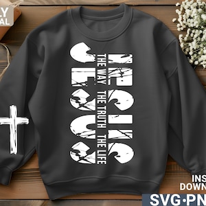 Jesus svg png Modern Christian shirt design, Christian shirt design, Jesus svg png, Bible verse svg png, digital download