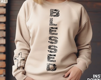 Blessed svg png digital design, digital download