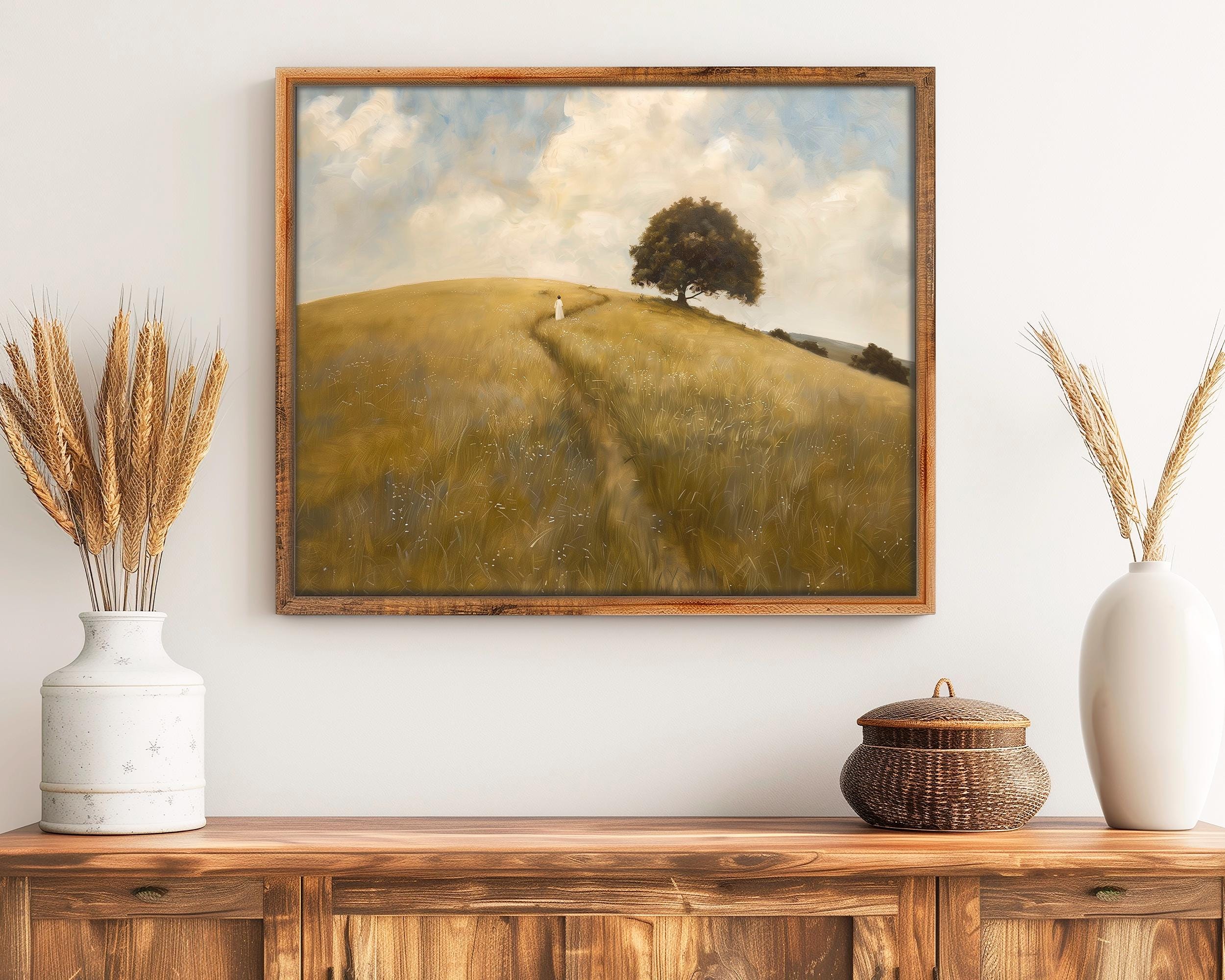 Parable of the Mustard Seed Wall Art Christian Landscape, Jesus ...