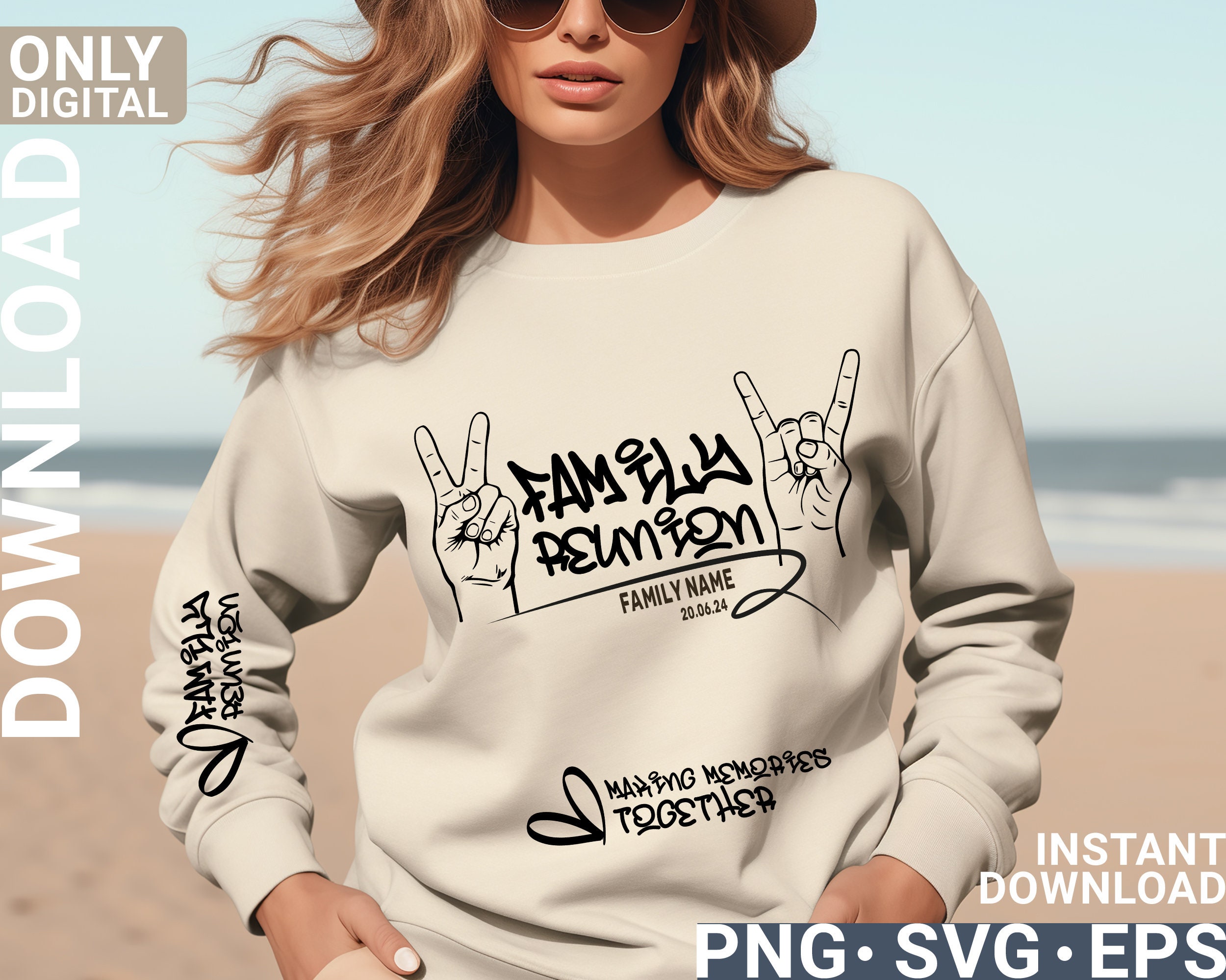 Family Reunion PNG SVG, Making Memories Together SVG Png, Family ...