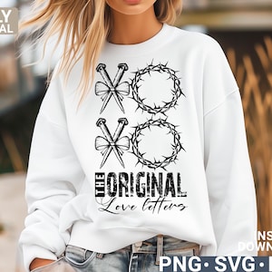 XOXO Las cartas de amor originales svg Png Sublimación, svg de Pascua, diseño svg cristiano, regalo religioso, svg de fe, descarga digital