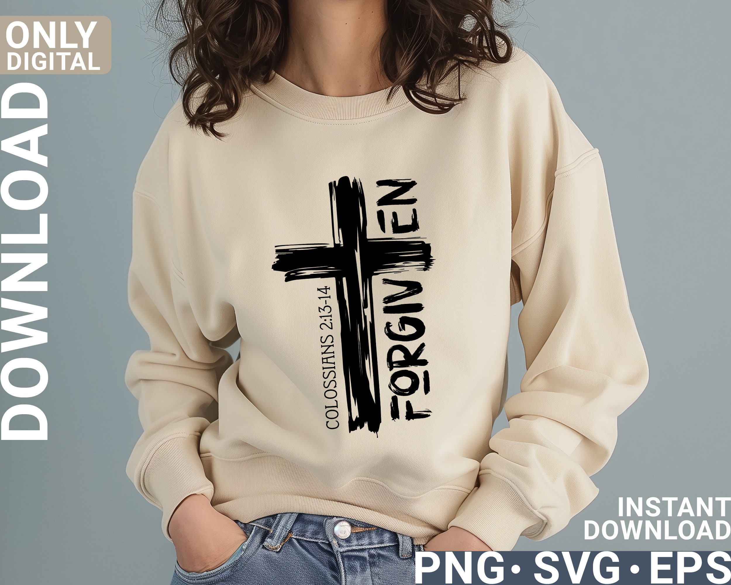 Foraged Svg Forgiven SVG Png, Inspirational Svg, Redemption Svg, Christian Svg ...
