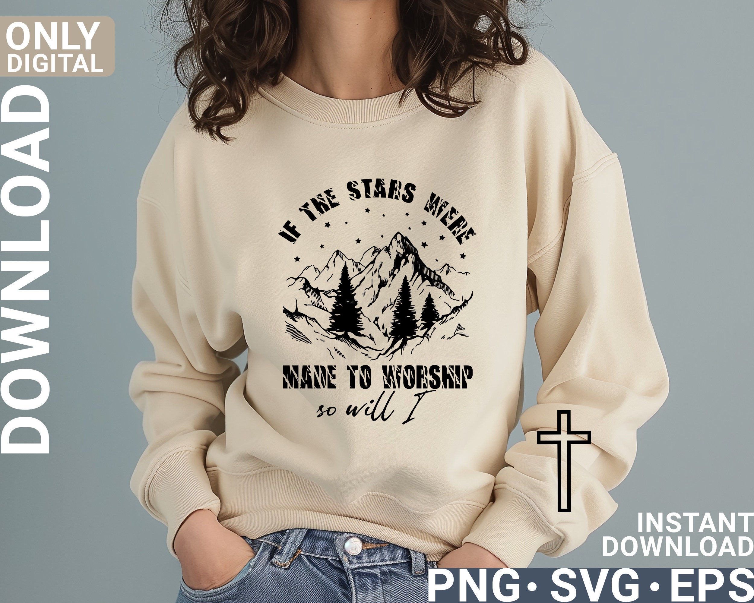 If the Stars Were Made to Worship Svg Png Shirt Design , Woman ...