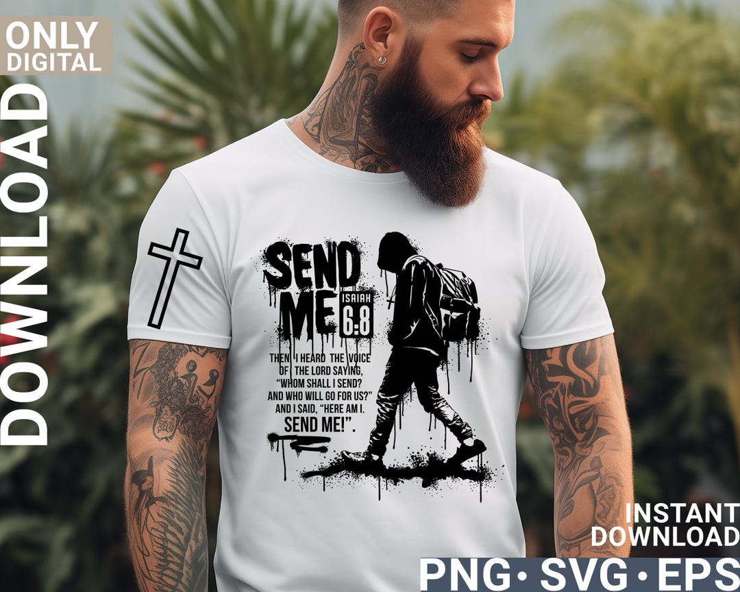 Send Me Svg Png Modern Christian: Faith, Bible Verse, Religious ...