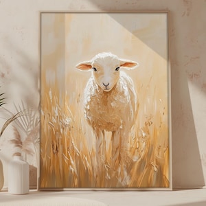 Jesus Leaves the 99 art printable, DIGITAL PRINT, Jesus Art, Jesus Good Shepherd, WALL Art,  Lost Sheep parable, digital download