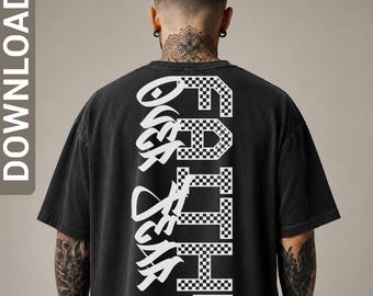 Faith Over Fear SVG png Christian Streetwear Bible Verse Sublimation Design (Digital Download)