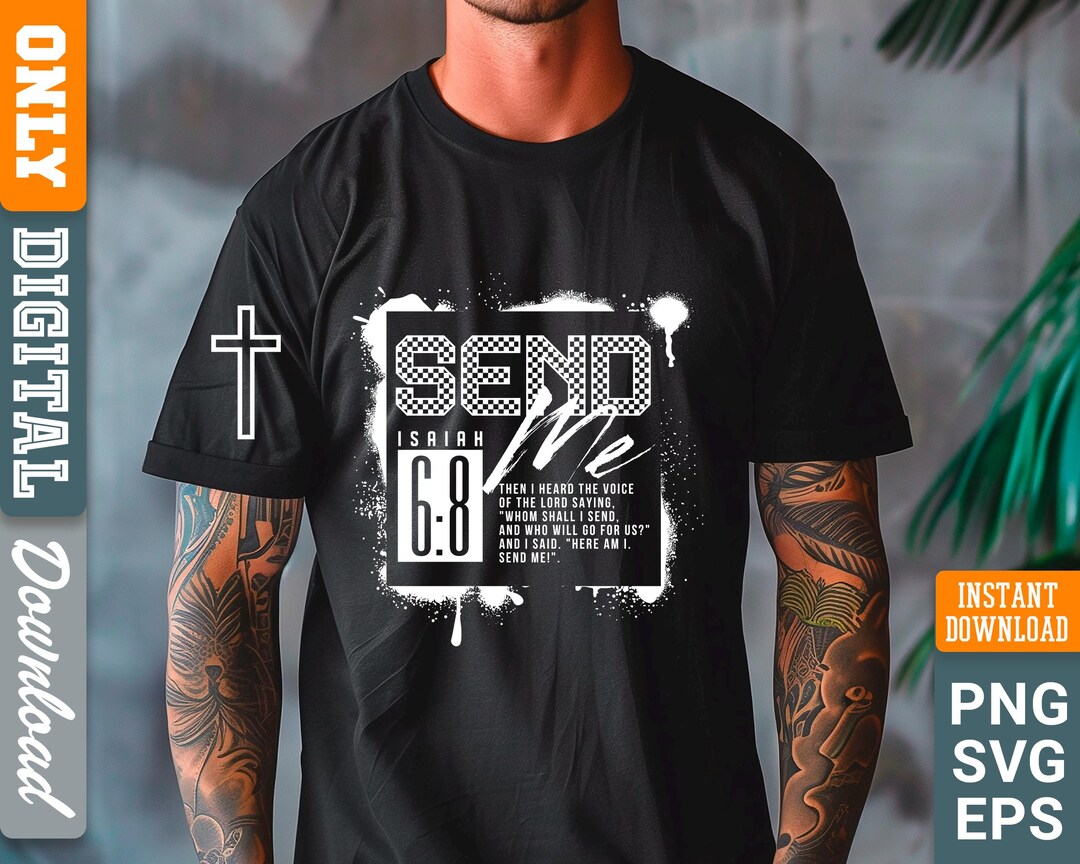 Send Me Christian Shirt Design Svg Png , Modern Faith (digital Download ...