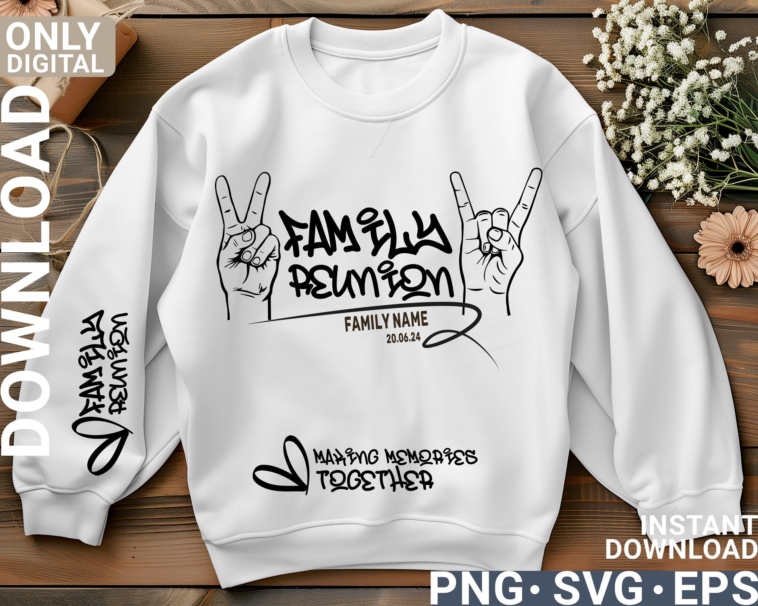 Family Reunion PNG SVG, Making Memories Together SVG Png, Family ...