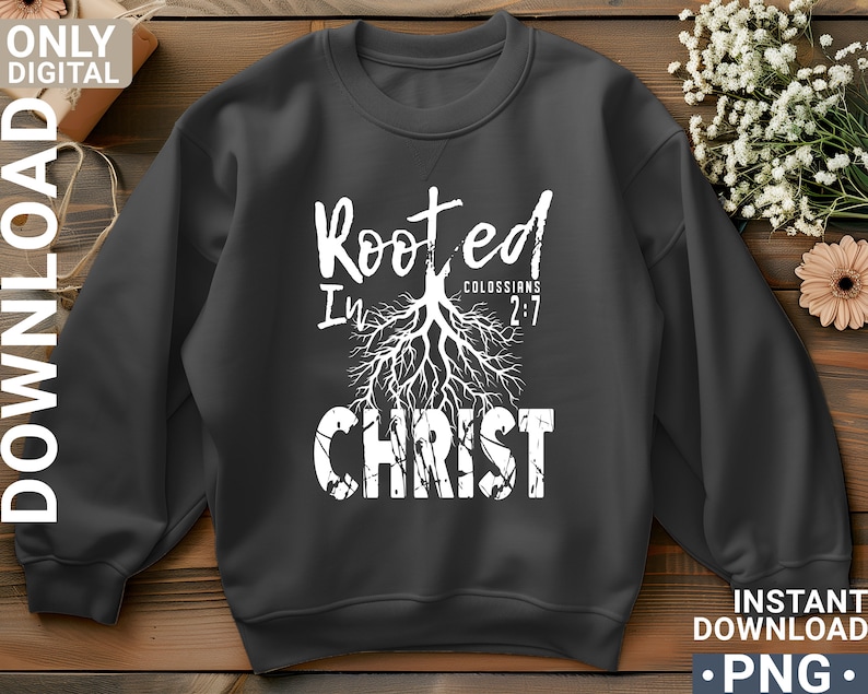 Rooted in Christ SVG , Christ SVG, Rooted SVG , Christian Svg , Jesus ...