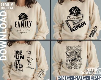 Family reunion svg png bundle , retro family reunion shirt design, family reunion sublimation, digital download