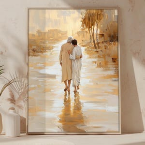 Prodigal Son Parable wall art, DIGITAL PRINT, Jesus Art, Bible Art, WALL Art, Bible Verse Wall art, Modern Christian,  digital download