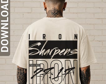 Christian iron sharpens iron svg, Jesus Christ shirt design, Christian Men, Bible verse svg, digital download
