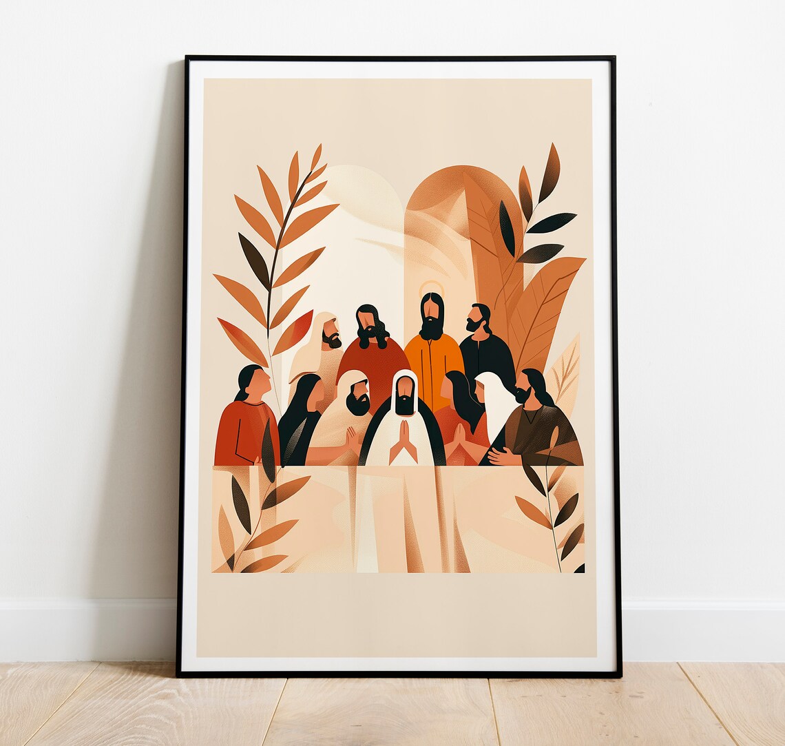 The Last Supper, Digital Print, Matthew 26:26-29, Jesus Art, Bible ...