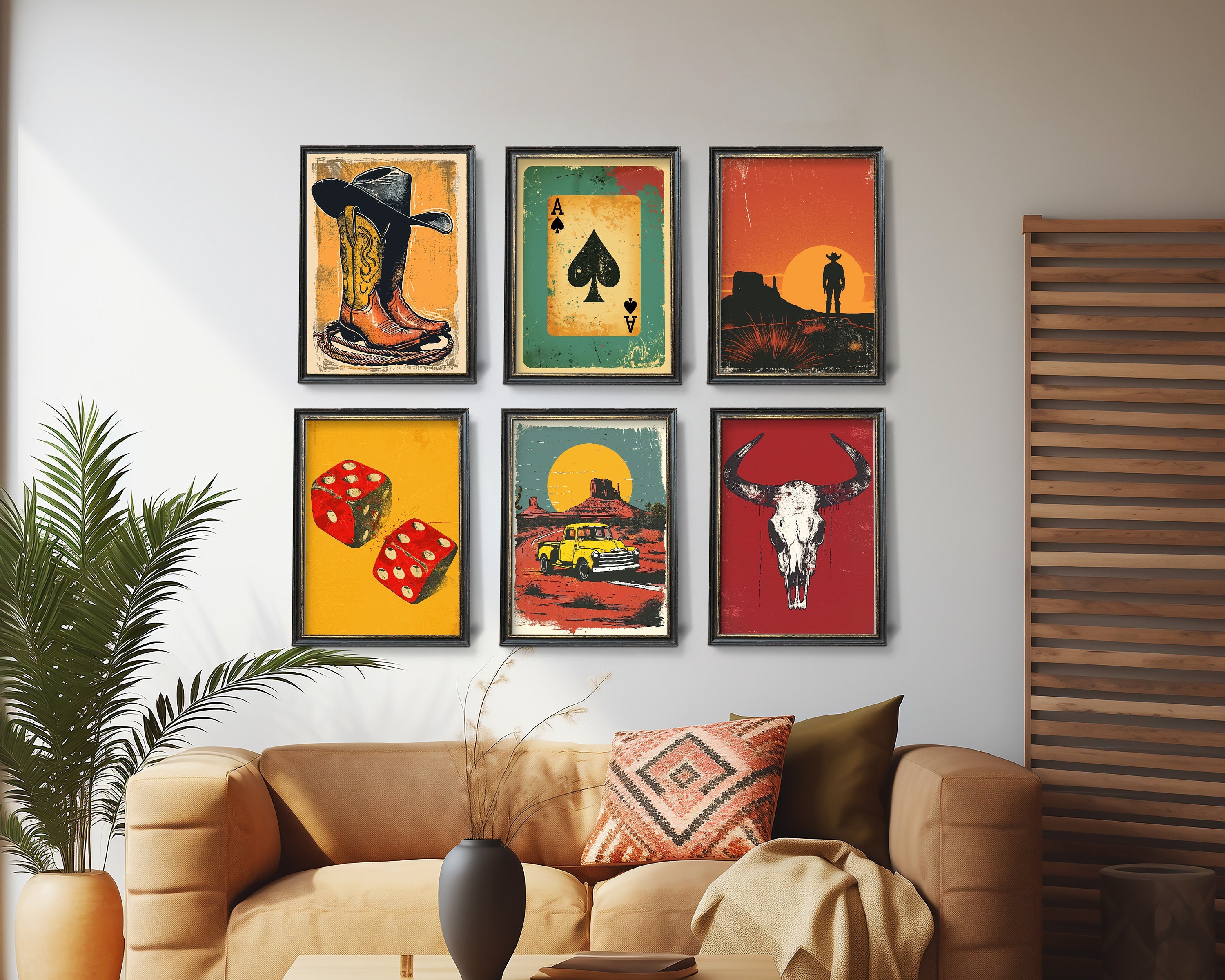 Western wall Art Gallery, Cowgirl  wall art, Western  art  Printable, Cowboy art,digital download