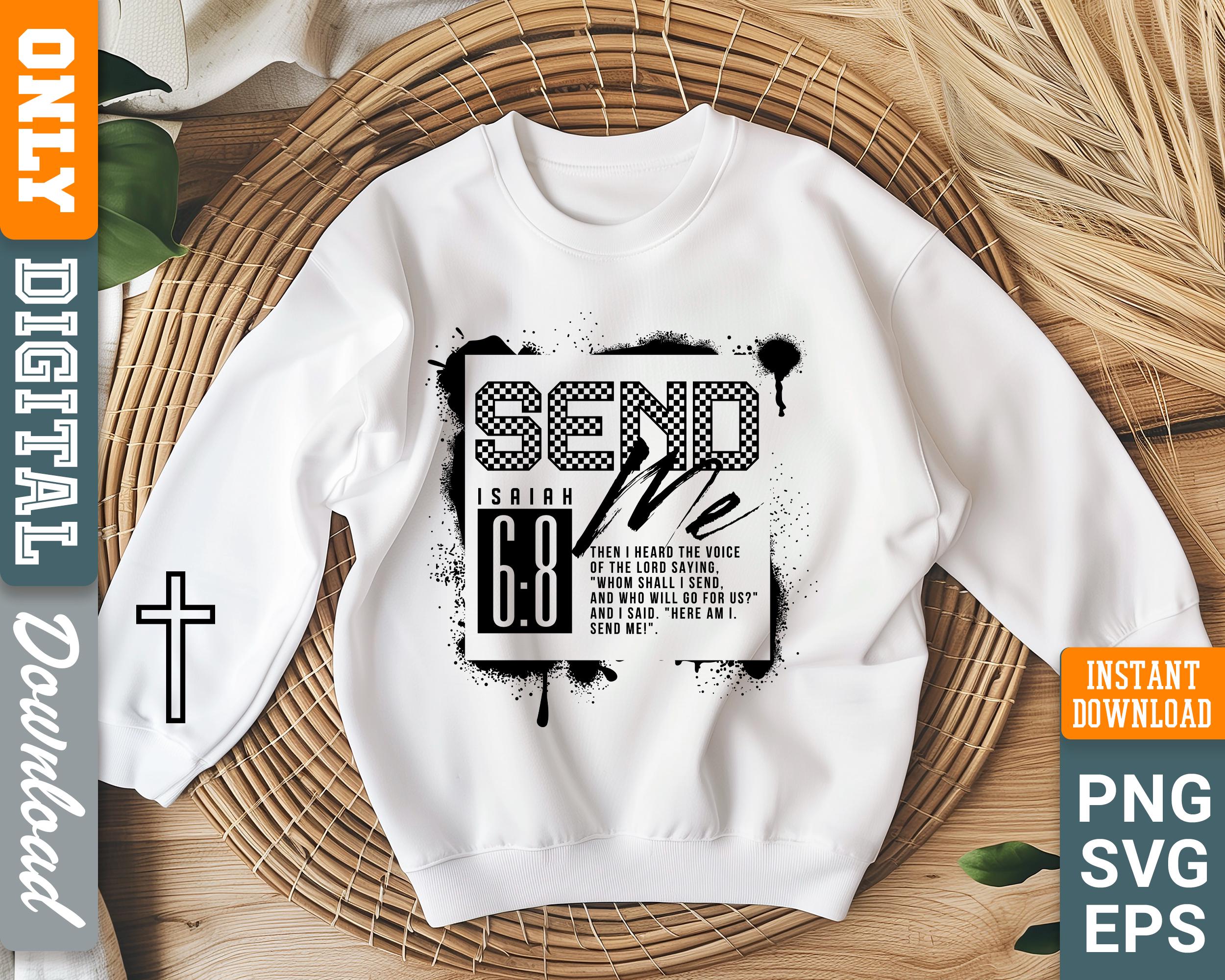 Send Me Christian Shirt Design Svg Png , Modern Faith (digital Download ...