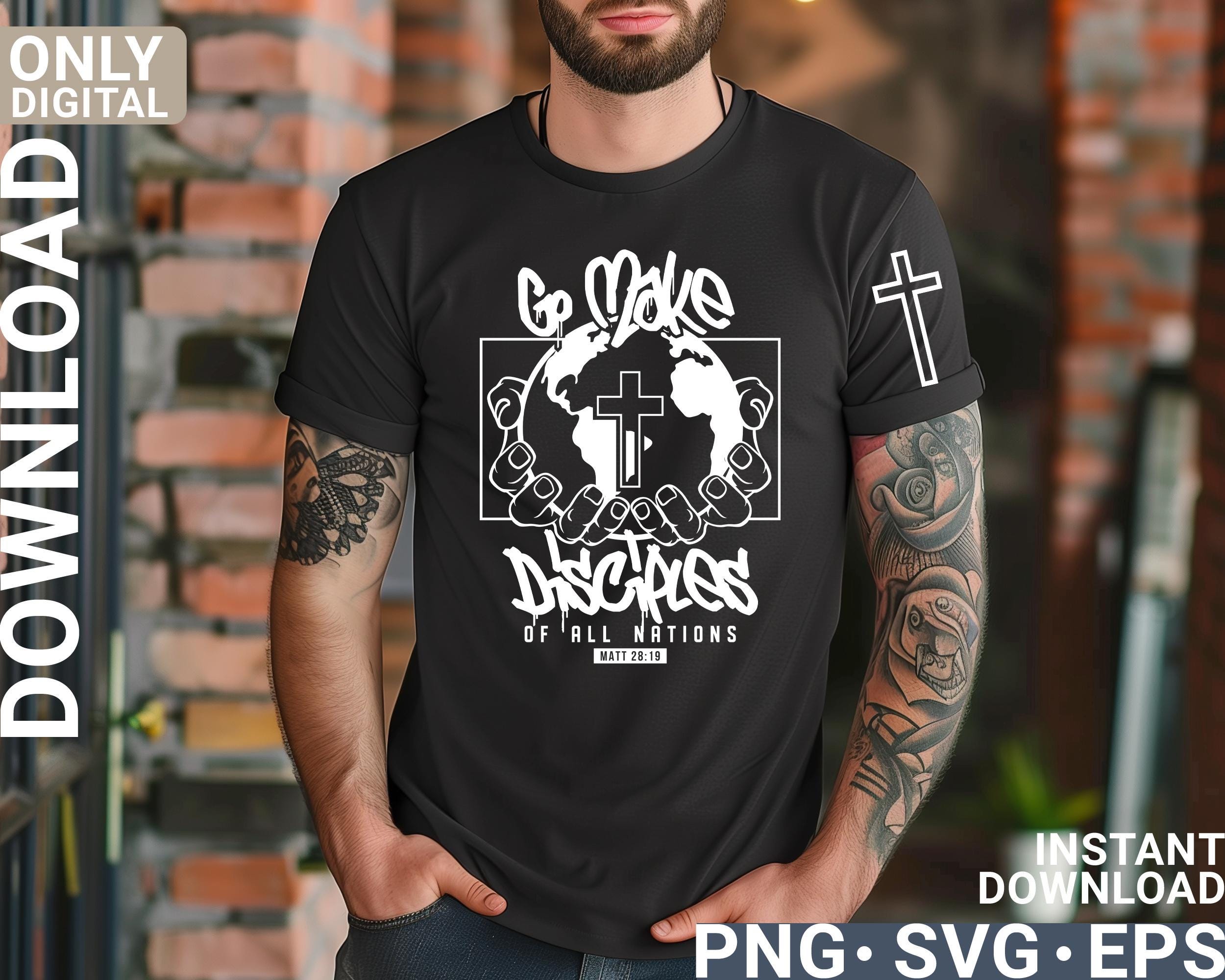 Go Make Disciples SVG PNG Christian Design: Christ, Religious, Faith ...