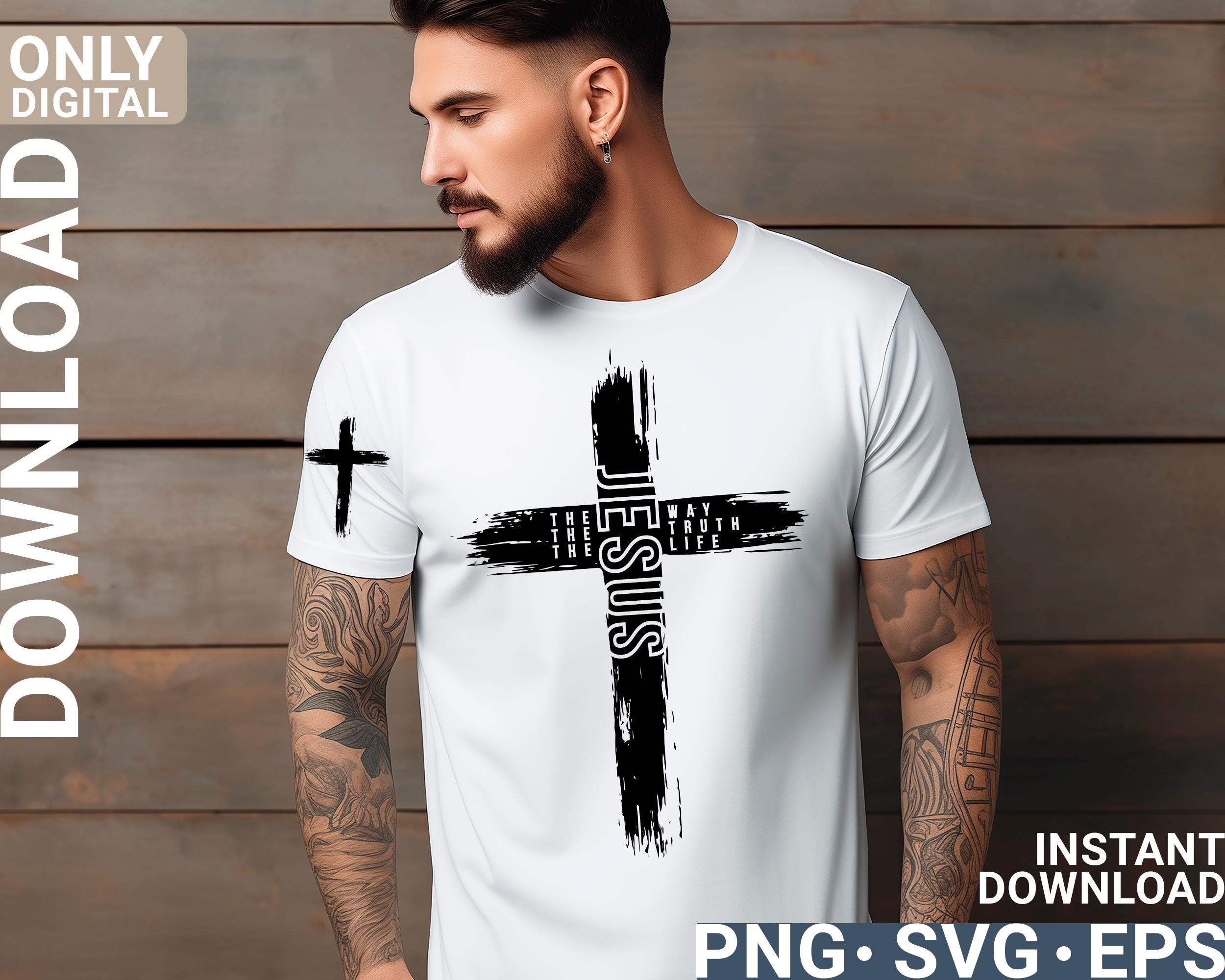 Jesus Christian Faith Cross Design Svg Png, Digital Download - Etsy