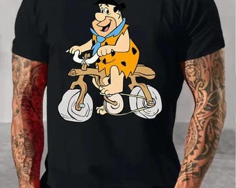 Vintage Fred Flintstone T-shirt Large White the Flinstones
