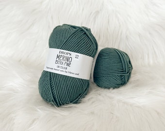 Superwash Merino Wool Yarn For Baby, Natural Fiber, DK Worsted Weight yarn, Knitting Yarn For Blanket