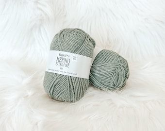 Filato di lana extra fine Drops Merino, filato superlavabile, filato per maglieria in lana merino DK, filato pettinato