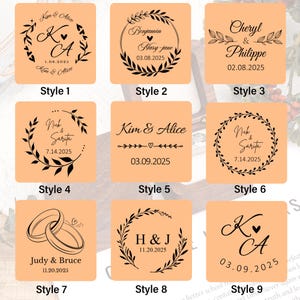 Custom Engraved Walnut Wood Ring Dish, Personalized Name Engagement Ring Dish, Wedding Ring Dish, Customized Gifts For Couple, Ring Holder image 4