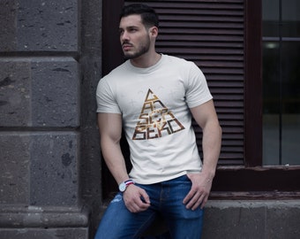 Camiseta unisex de corte y costura (AOP) en homenaje al rapero #1 de toda América y Europa.  camiseta personalizada con el logo Canserebero,