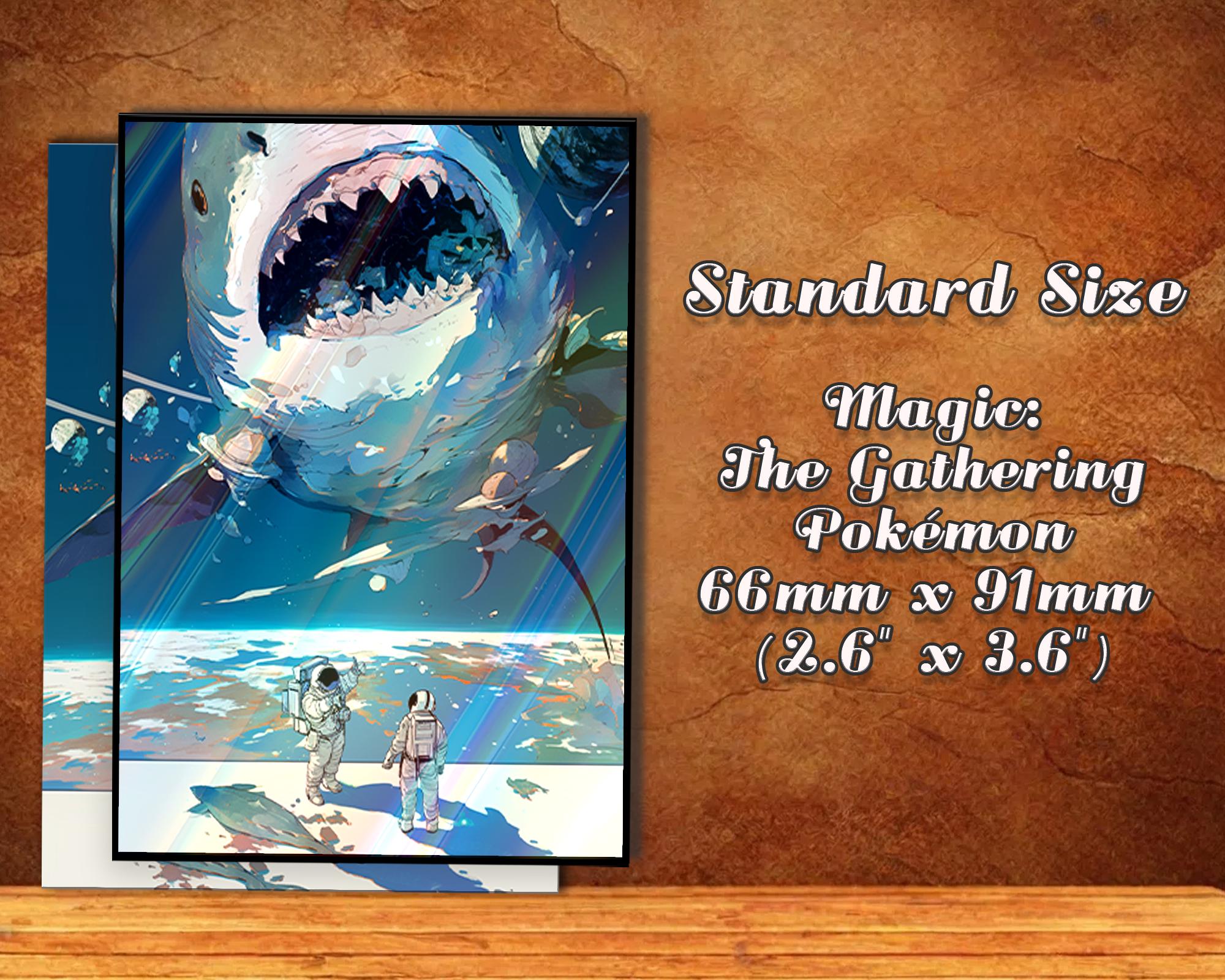 MTG Card Sleeves, Shark in Space MTG Card Sleeves: Durable Detail Protection MTG Card Sleeves, Shark in Space MTG Card Sleeves: Durable Detail Protection