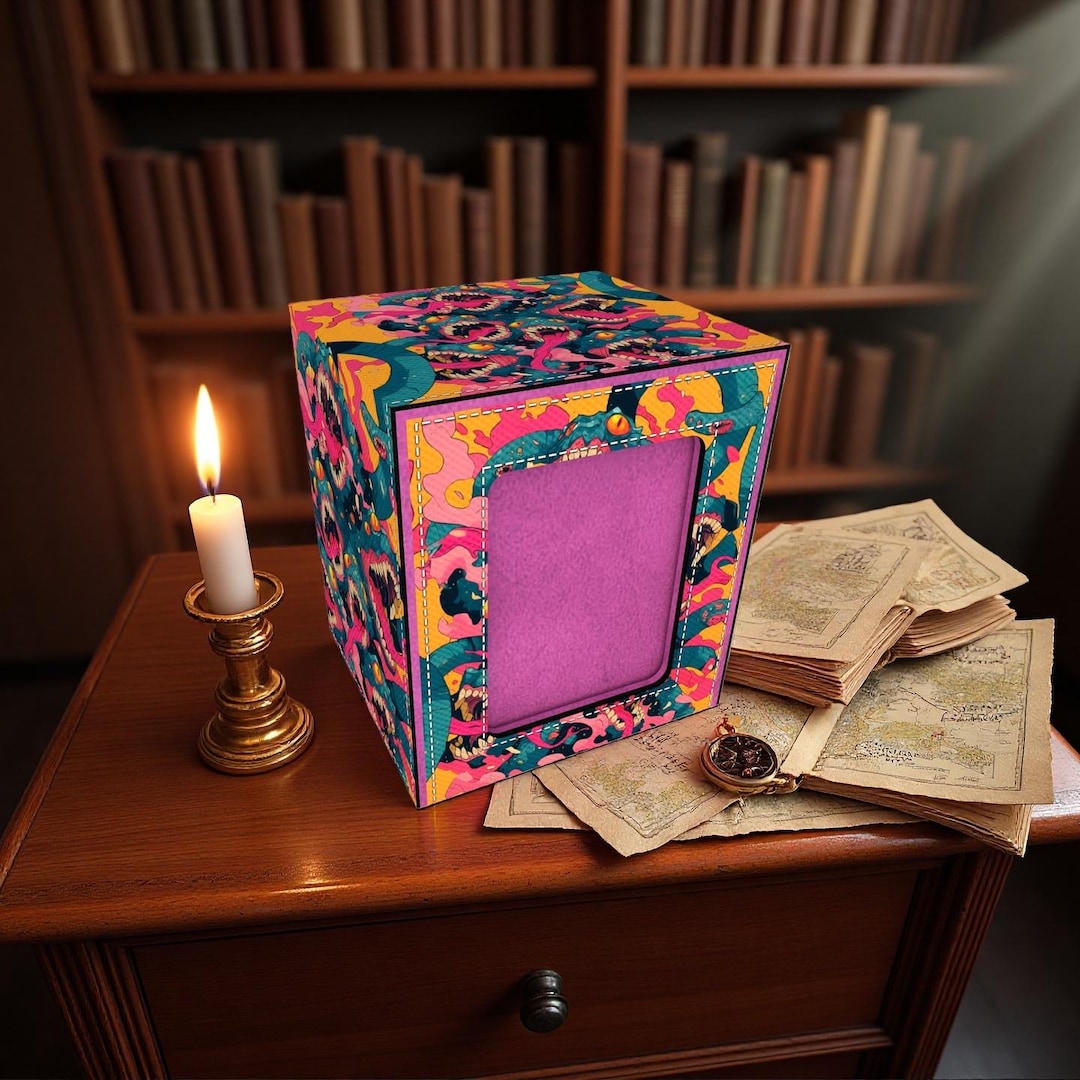 Deck Box, Hydra Card Leather Mtg/pokemon Storage - Holds 100+ Sleeved ...