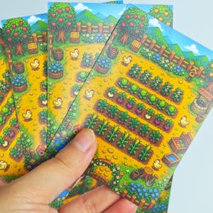MTG-korthylsor, Retro Farming MTG Commander-korthylsor, Cozy Crop Field TCG-hylsor, Gamer-gåva, Pixel Garden