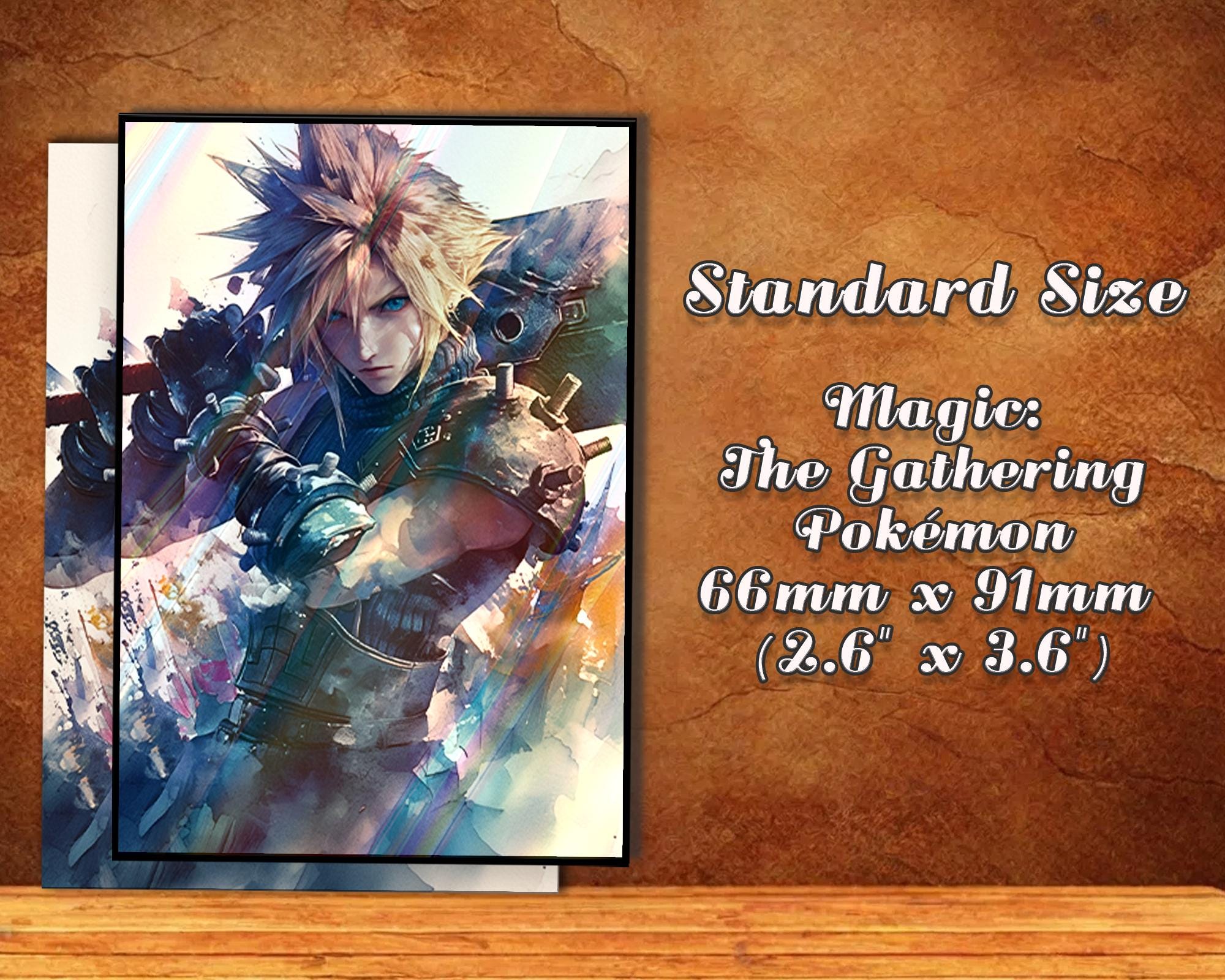 cloud mtg card sleeves Amazon.com: Katomula 100 MTG Card Sleeves with 100 Inner Sleeve, Textured  Back Art Sleeves, Fit Standard Size Cards (Cloud Buster Sword) : Toys &  Games main image 1