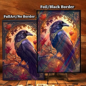 Autumn Raven – TCG Card Sleeve Protectors, High-Quality Protection for Collectible Cards